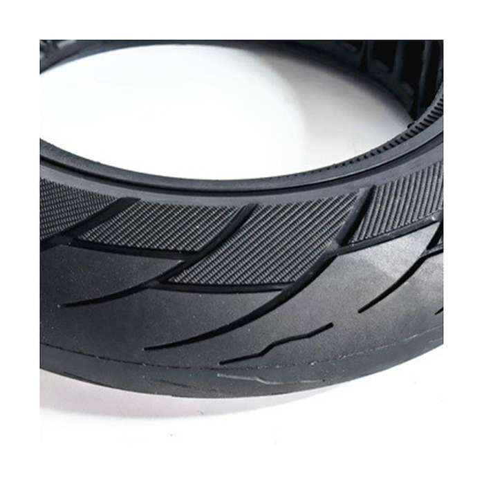10x2.50-6.5 Hollow Solid Tire Max G30 Electric Scooter 60/70-6.5 Honeycomb Solid Tire Black 1100g