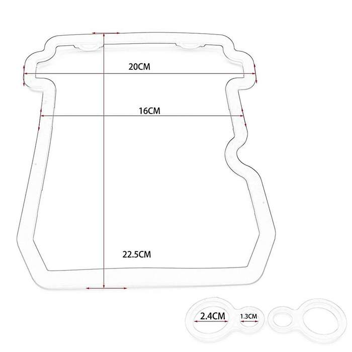 11061-0282 Motorcycle Cylinder Head Cover Gasket for EX250 250 2008 -2012 EX300 300 2013-2017