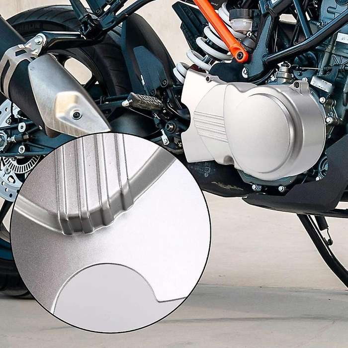 110Cc 125Cc 140Cc Pit Dirt Bike Left Engine Stator Cover Casing Case Silver