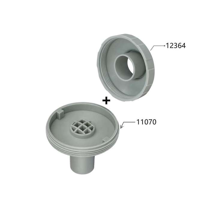 11070 & 12364 Pool Inlet/Outlet Nozzle Strainer Connector Replacement for 25022E Aboveground Pool