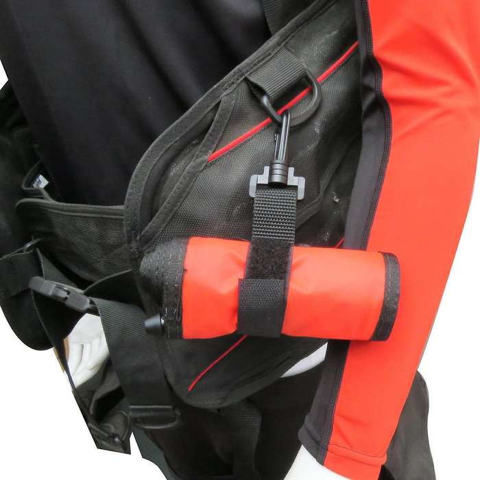 110cm Scuba Diving Surface Marker Buoy SMB Signal Tube Safety for Underwater Spearfishing Snorkelin
