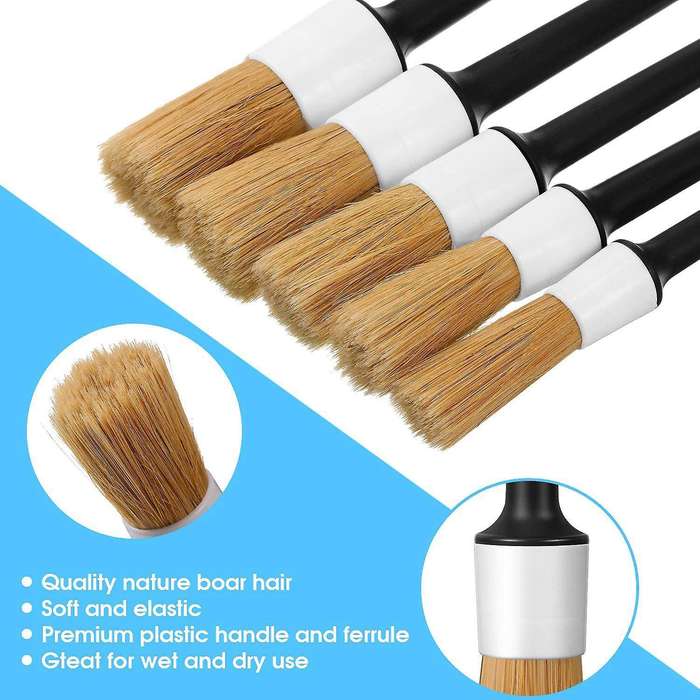 11PCS Auto Car Detailing Brush Set Car Interior Cleaning Kit for Washing Wheel Dashboard Trim Detail