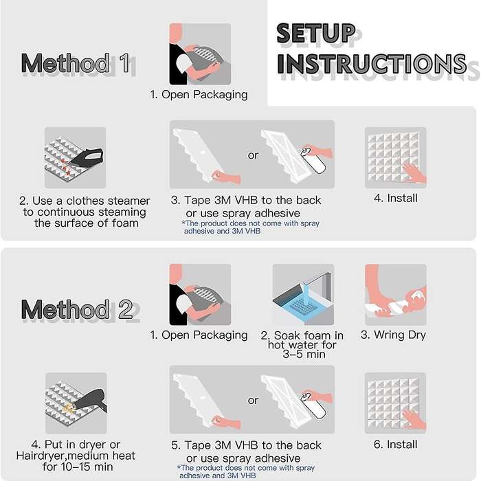 12 Pack Acoustic Panels,sound Proof Foam Panels,studio Soundproofing ,wall Reduce Noise Foam,for Mu