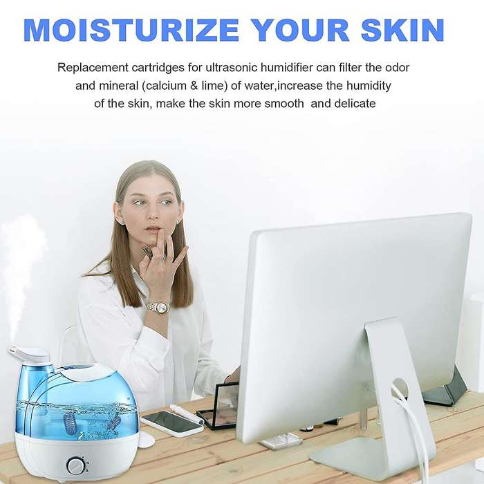 12 Pack Demineralization Cartridge Filter for Humidifier With