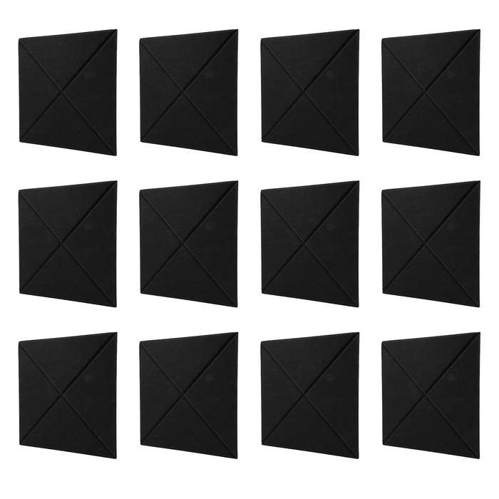 12 Pack Self Adhesive Acoustic Panels,acoustic Foam Panels,acoustic Wall Insulation Panels,fire Res