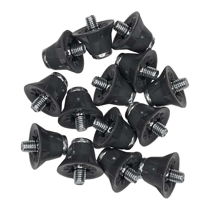 12 Pcs Football Boot Studs Rugby Studs Turf 13mm M5 Screw Shoes Spikes, Soccer Studs for Competition