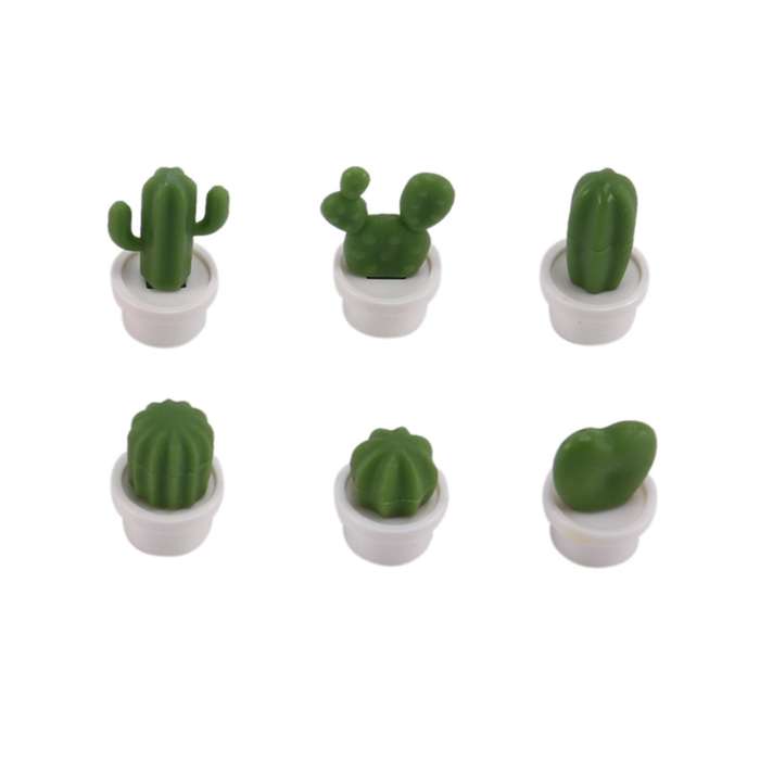 12 Pcs Cute Cactus Refrigerator Magnets,decorative Fridge Magnet Locker Magnet,dry Erase Board Magn