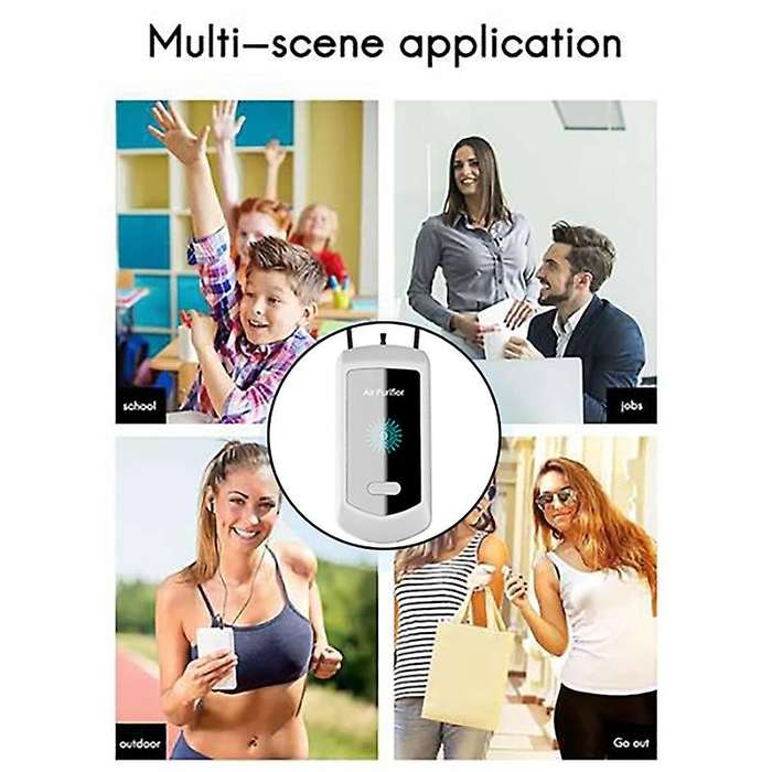 120 Million Negative Ion Air Purifier Personal Wearable Mini Hanging Neck Purifier for Pregnant Wome