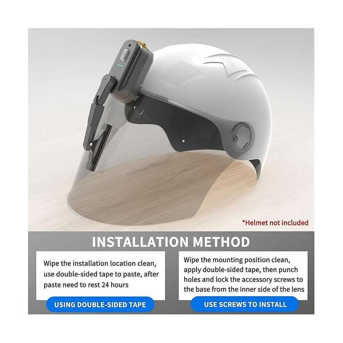 1200mah Motorcycle Helmet Electric Wiper Motor Helmet Windshield Wiper Helmet Wiper Compatible With