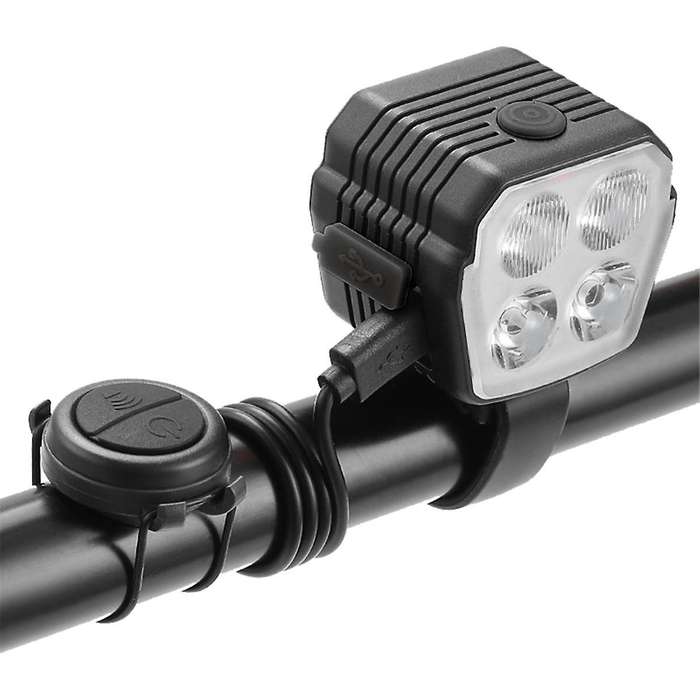 120dB Bicycle Horn Light Bicycle Headlight 2 in 1 Bicycle Headlight 4LED for Outdoor Mountain Bike