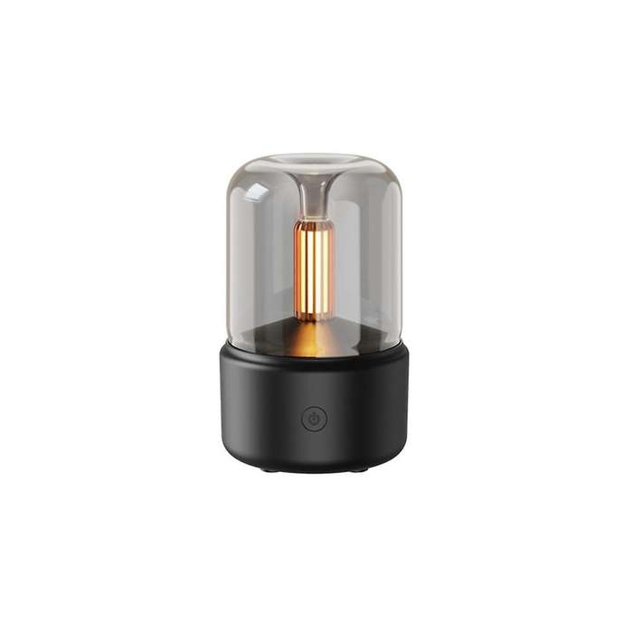 120ml Simulated Candlelight Mini Portable Air Purification Humidifier Plugged In for Use Air Humidif