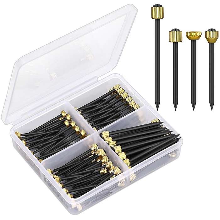 120Pcs Picture Hanging Nails 4 Sizes Wall Nails for Picture,Nails for Wall Picture for Wall Decorati