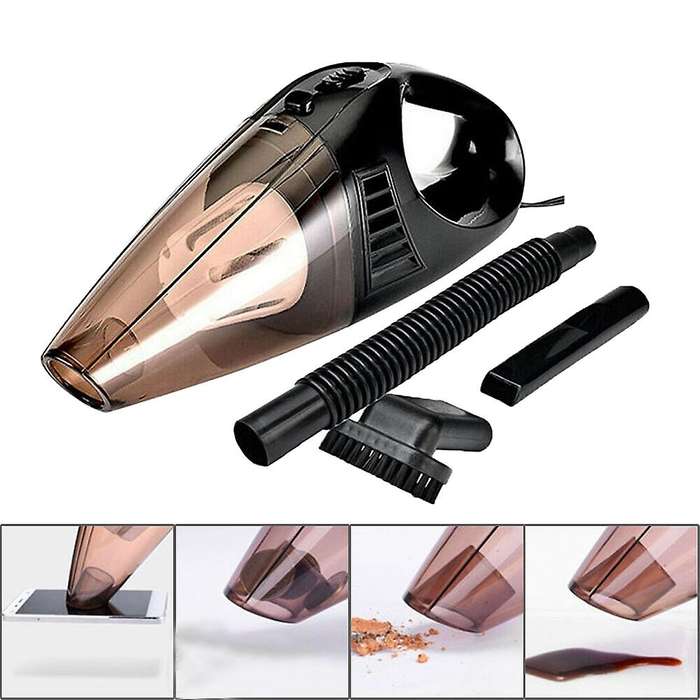 120W 12V Car Vacuum Cleaner Household Mini Portable Wireless Vacuum Cleaner