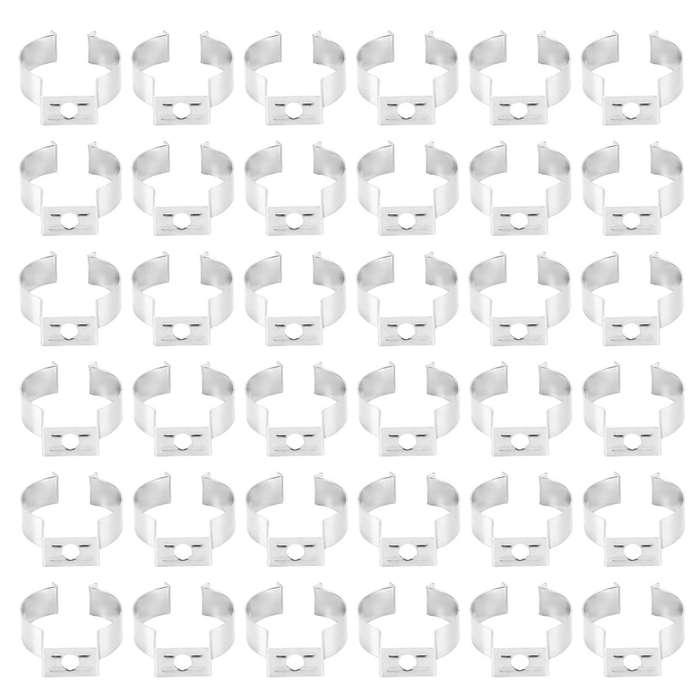 120pcs T8 Led Light Bulbs U Clips Holder Fluorescent Tube Lamp Bracket
