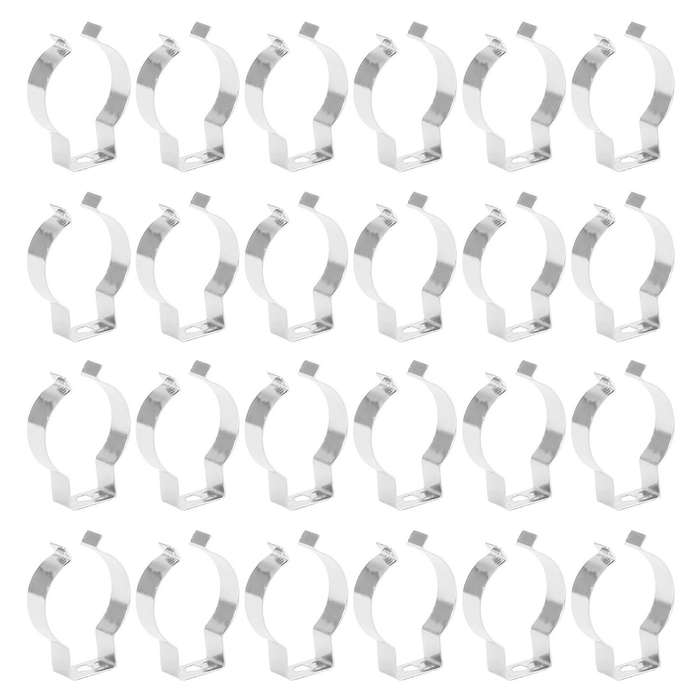 120pcs T8 Led Light Bulbs U Clips Holder Fluorescent Tube Lamp Bracket