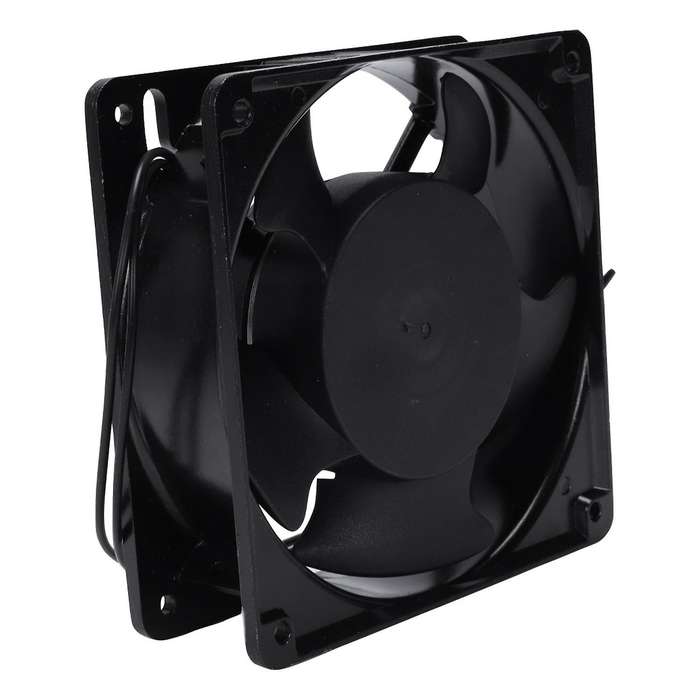 120x120x38mm 5 Blades Metal Axial Flow Cooling Fan AC 220/240V 0.14A 22W