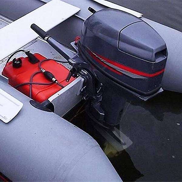 12L Fuel Tank Oil Box Marine Container W/Connector Anti Static Corrosion Resistant Gas Outboard Acce