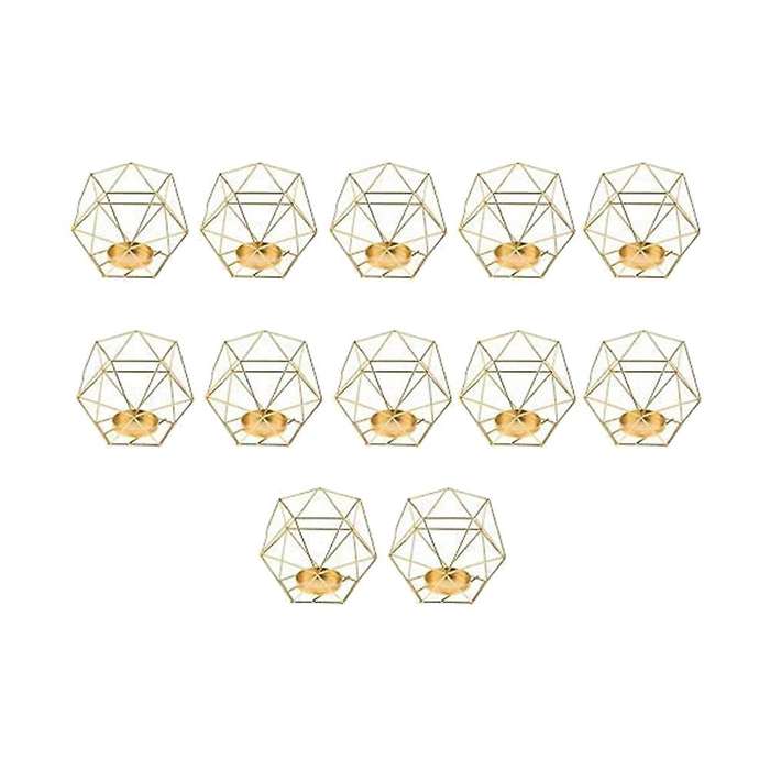 12Pack Candle Holders,Home Decoration Candlestick Holders Wedding Mood Light Holder Case Home Decora