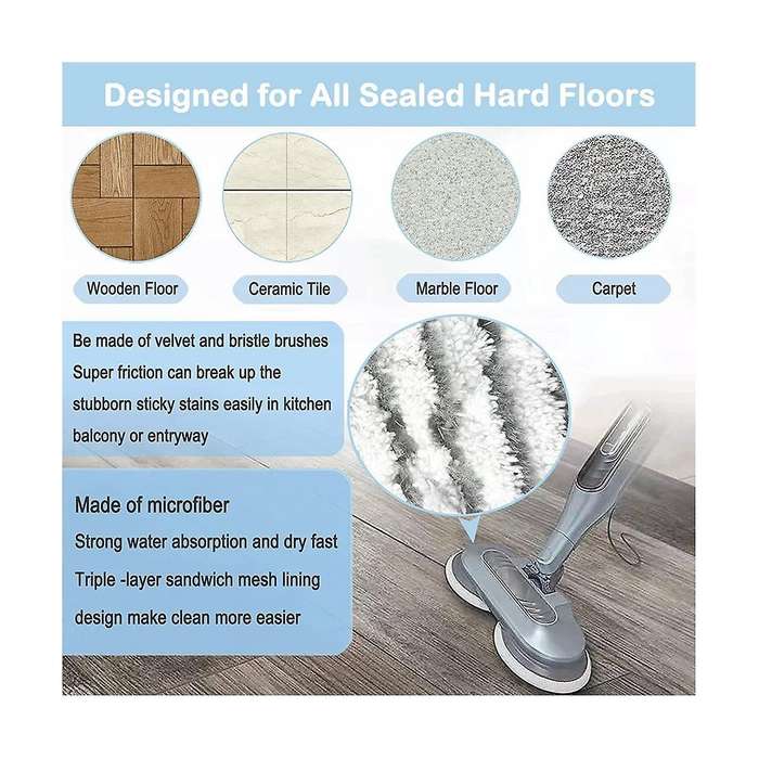 12pack S7001 Pads Replacement Mop Pads for S7001, S7000amz, S7000 S7001tgt S7201 Series Mop Pads