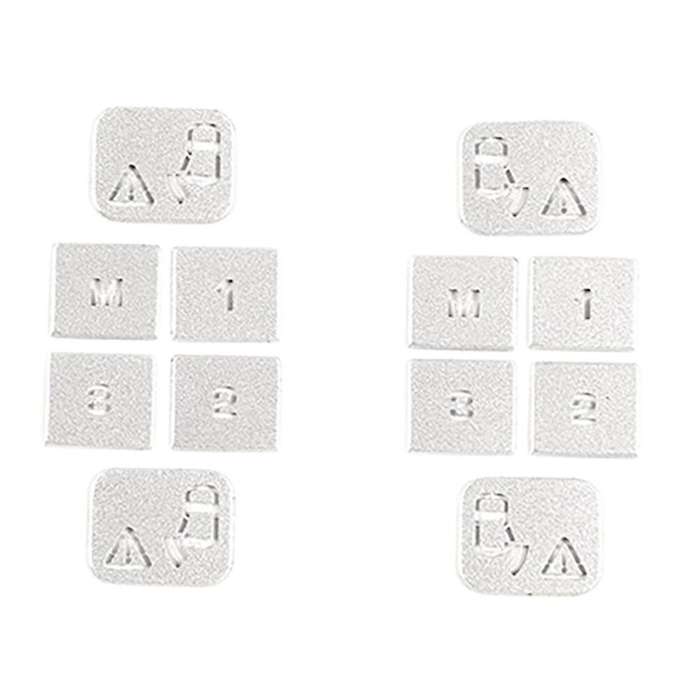 12Pcs Car Door Seat Memory Lock Button Covers Sticker for 2020-2022 110
