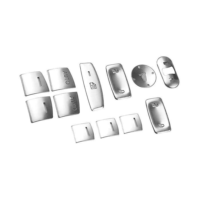 12PCS for 11Th Gen 2022 Armrest Door Window Lift Button Cover Trim Decoration Sticker Car Accessorie