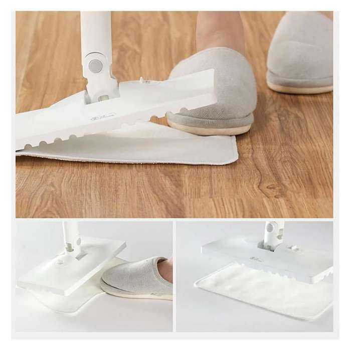 12pcs for Deerma Zq610/zq600/zq100 Steam Mop Cleaner Mop Replacement Parts Wipes Mop Pad