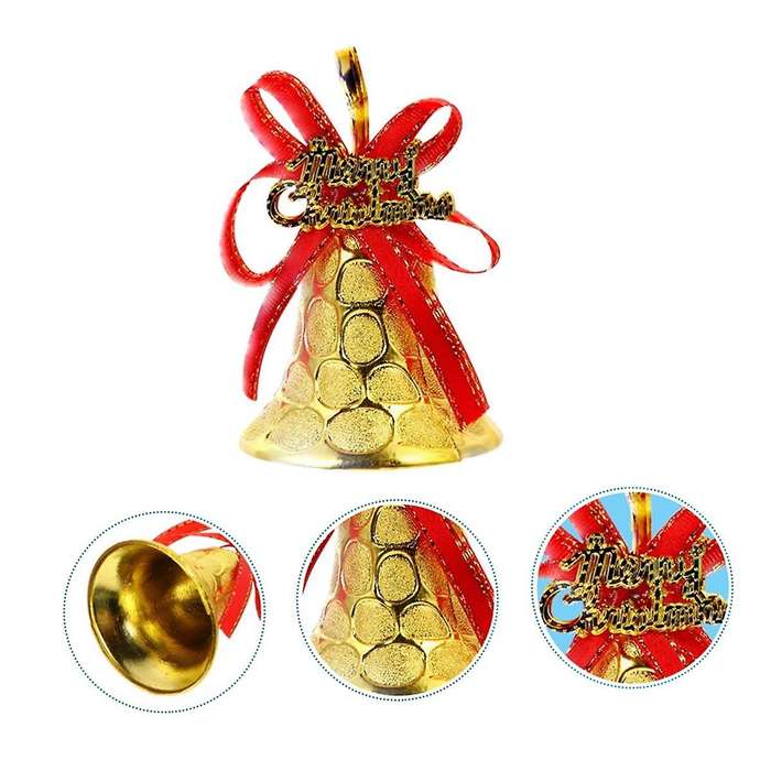 12Pcs Honeycomb Bell Pendant Door Hangers Bells Xmas Tree Bell Christmas Garland Ornament Christmas