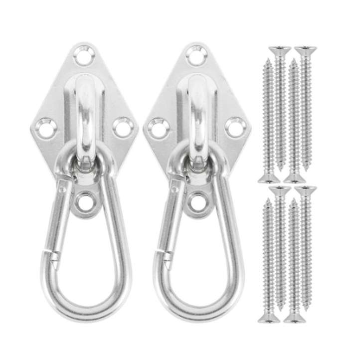 12PCS Indoor / Outdoor Aerial Yoga Accessories for Hammock Swing Chair Suspension Seat Accessory Kit
