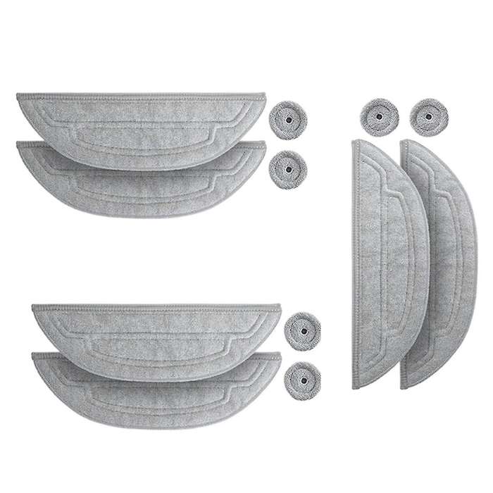 12PCS Mop Cloths for S8 MaxV Ultra G20s Robot Vacuum Cleaner Replaceable Parts Washable Cleaning Bru