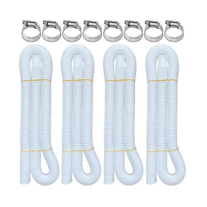 12pcs Pool Hoses for Above Ground Pools, 1.25inch Diameter 59inch Long Pump Hose Compatible for Pum