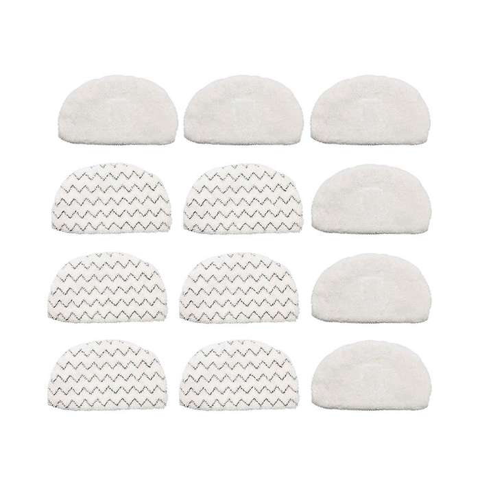 12pcs Replacement Washable Mop Pads Forbissell Powerfresh 1940 1440 Mop Model Cleaning Parts