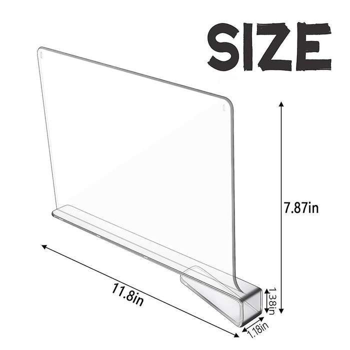 12Pcs Shelf Dividers for Closet Organization, Closet Shelf Organizer Closet Separator for Shelves Cl