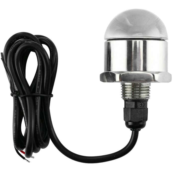 12V 1/2Inch NPT Underwater 9 LED Drain Plug Light M12 x 1.25 Stainless Steel Marine Underwater LED L
