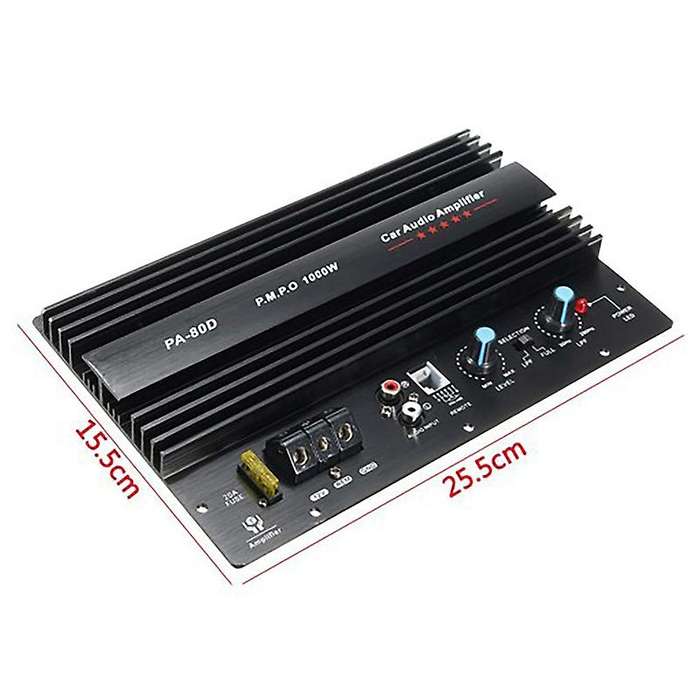 12V 1000W Car Audio High Amplifier Amp Board Powerful Subwoofer Amp PA-80D