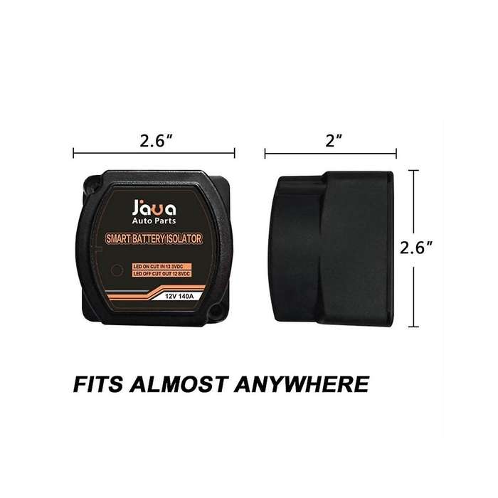 12v 140a Voltage Sensitive Relay Dual Battery System Digital Display Vsr Split Charge for Car Rv Yac