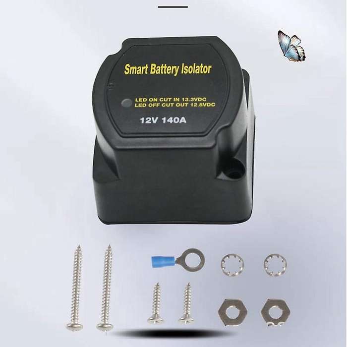 12v 140amp Dual Battery Smart Isolator Voltage Sensitive Relay Vsr Smart Switch for Car Atv Utv Boa