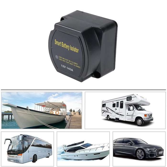 12v 140amp Dual Battery Smart Isolator Voltage Sensitive Relay Vsr Smart Switch for Car Atv Utv Boa