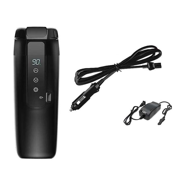12V 350Ml Car Travel Heating Mug with Anti-Spill Lid, Portable Coffee Travel Cup Home Car Dual ,G350