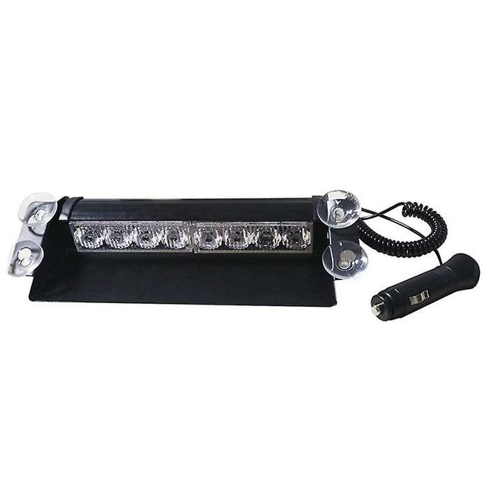 12V 8 Led Car Strobe Warning Light Firemen Police Led Flashing Emergency Signal Lights Fog LampRed a
