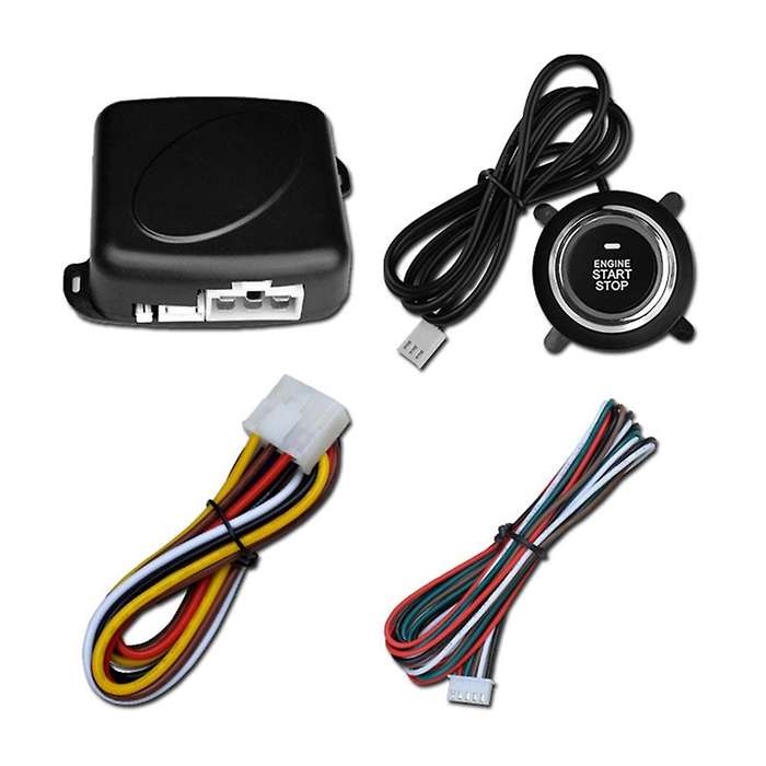 12V Car Remote Engine Button Door Lock Keyless Entry System Central Locking Alarm System Kit
