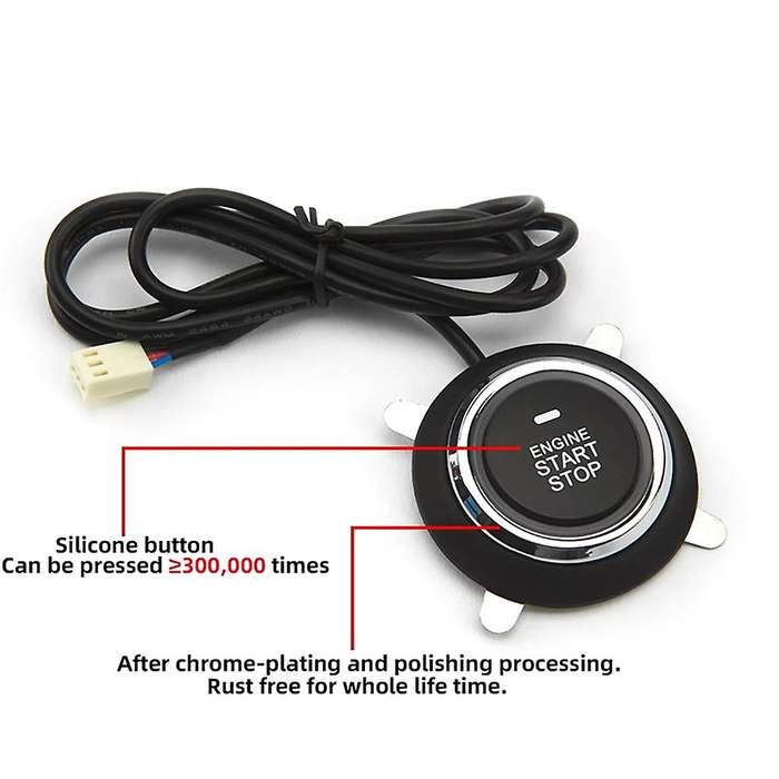 12V Car Remote Engine Button Door Lock Keyless Entry System Central Locking Alarm System Kit