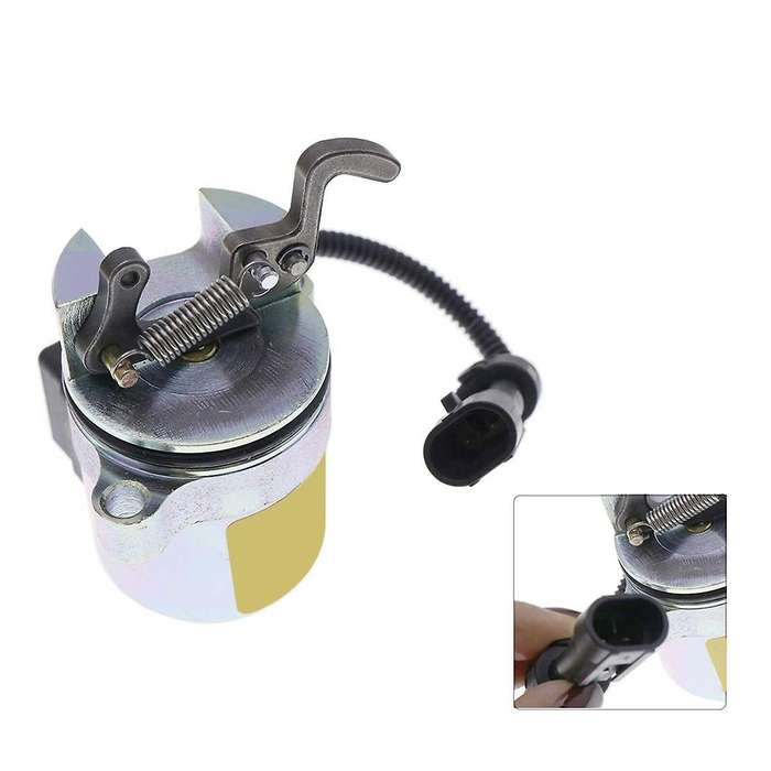 12v Fuel Stop Off Solenoid T114678 04287583 for L35 Zl402c Zl30 L32b F4l2011