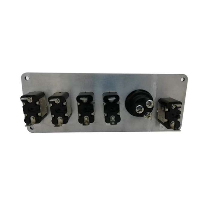 12v Gaming Car Engine Firing Button Ignition Switch Panel 5 In 1 Led Toggle Switch
