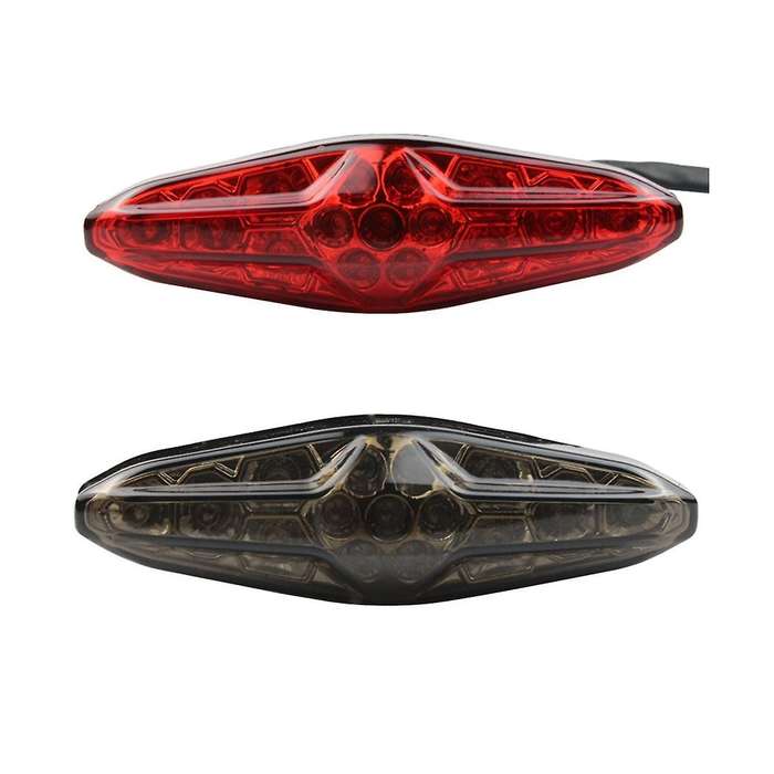 12v Led Red Shell Tail Light for Cruiser Prince Off-road Beach Vintage Brake Light