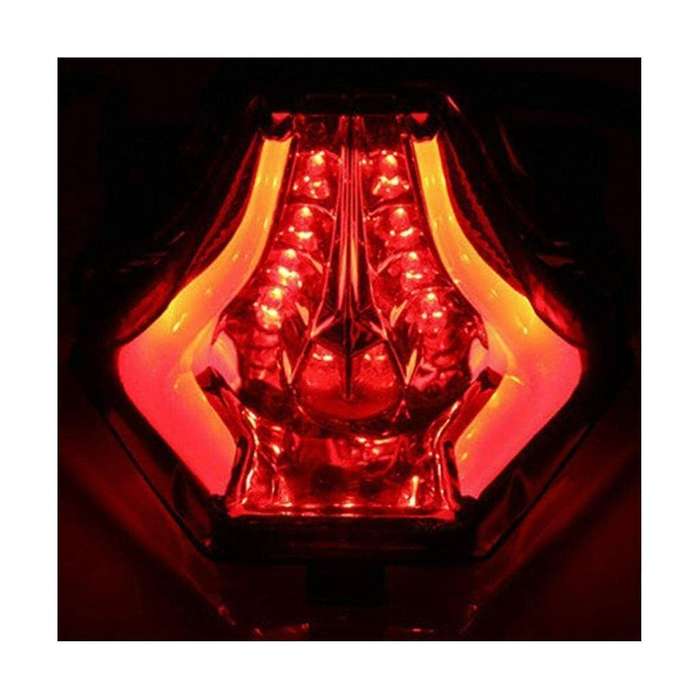 12v Led Tail Light for Motorcycle Off-road Vehicle -colour Brake Light Universal Turning Light 10w