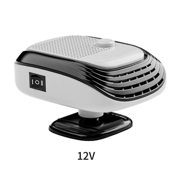 12v Potable Car Defroster Windshield Heater 2-in-1 Heating Cooling Fan for Auto Window Demister with