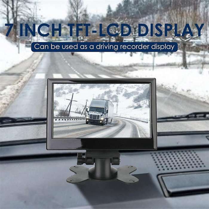 12v-24v 7 Inch Tft Lcd Color Hd Monitor for Car Cctv Reverse Rear View Backup Camera Car Electronic