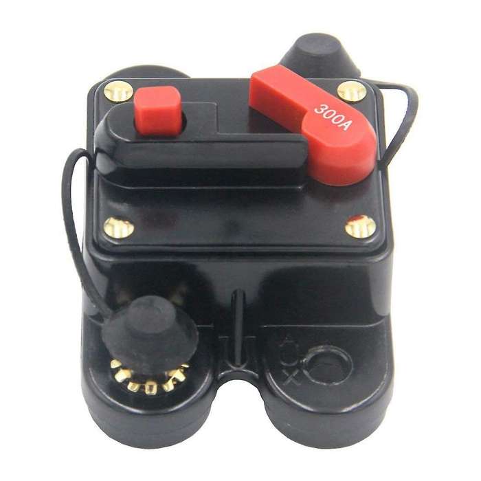 12V-24V DC 300 Amp Circuit Breaker with Cover for Car Marine Boat Bike Stereo Audio