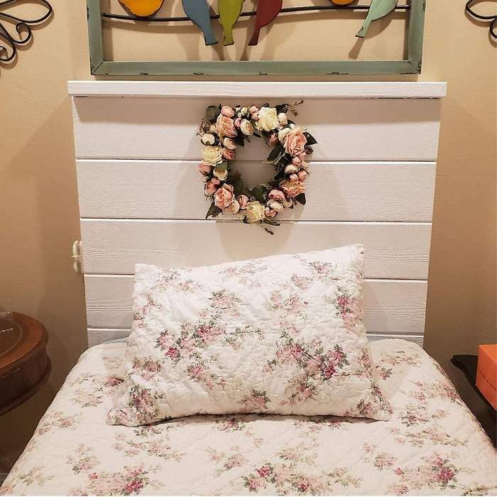 13 Inch Pink Rose Wreath Floral Wreath Classic Handmade Flowers for Front Door Wall Wedding Party C