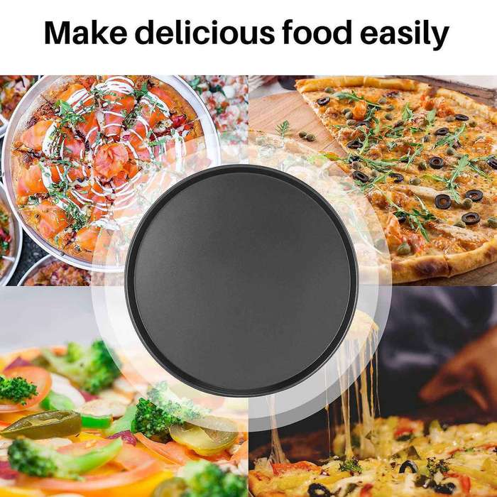 13 Inch Pizza Deep Dish Hard Coating Commercial Kitchen Baking Tray Round Cake Baking Pans
